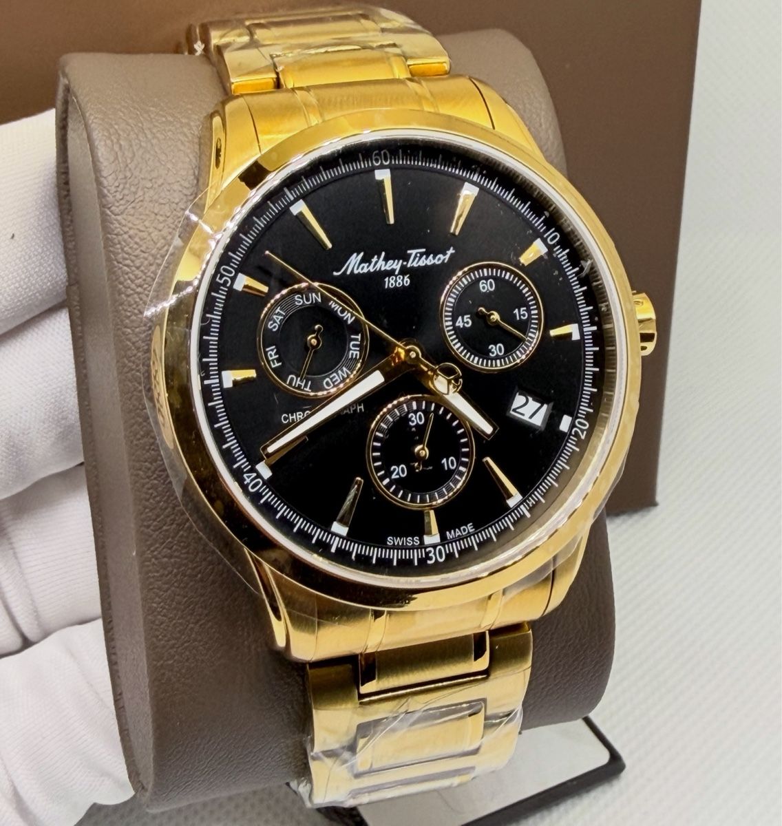 Orologi: Mathey-Tissot Chronographe – Nuovo e nell'imballaggio originale da Bulle venduto da GMS-9 2