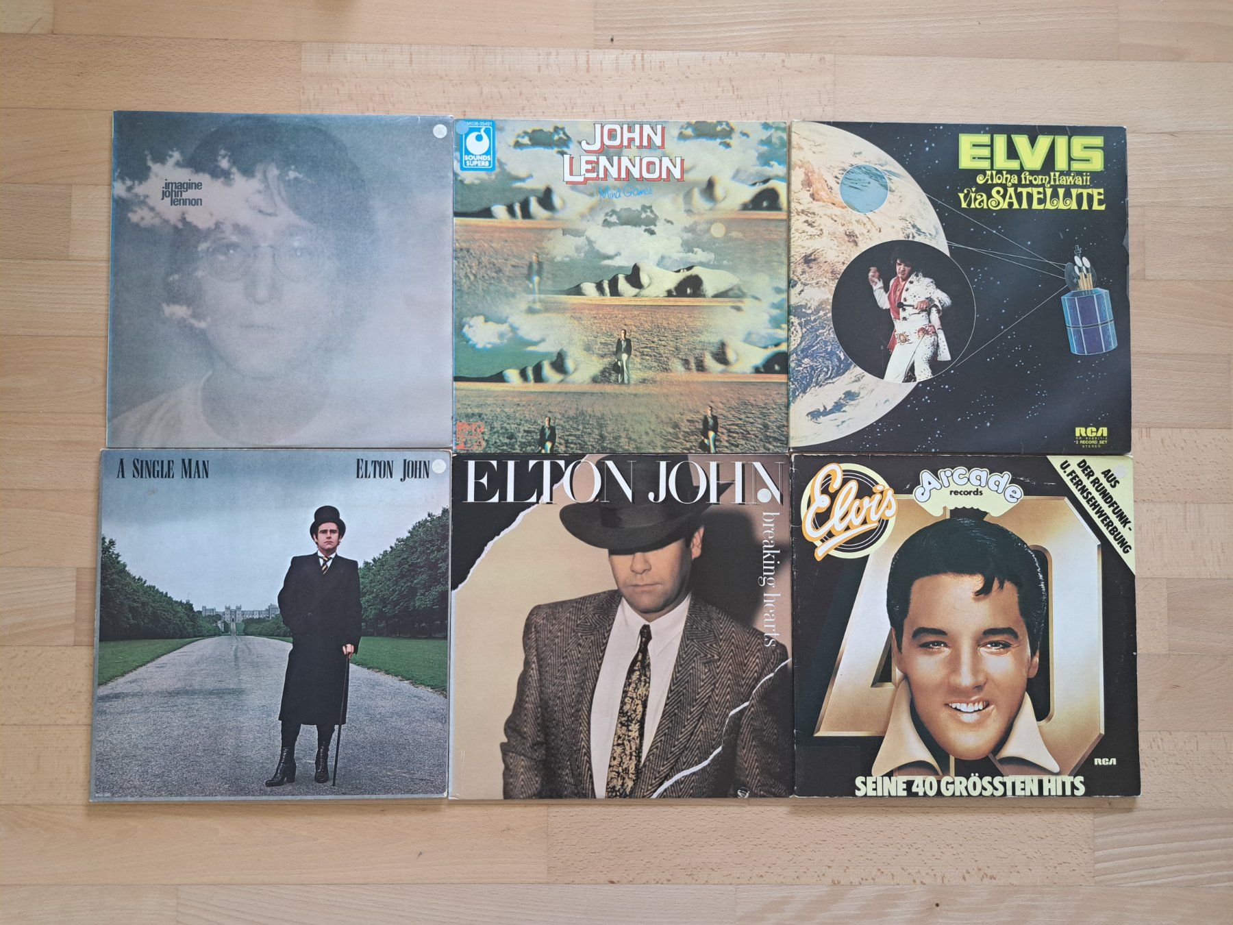 Dischi in vinile: Pop Legenden LP Bundle: Elvis, John Lennon, Elton John – Usato da Zürich venduto da Ali19