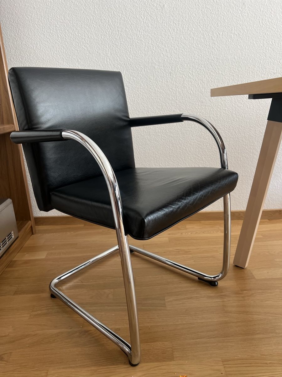 Vitra Sedie: 4x Vitra Visavis Stühle, Schwarz – Usato da Zürich venduto da Juli8050 5