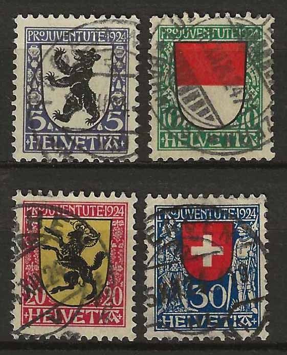 Tutti i francobolli: PJ024 - Pro Juventute 1924 obl. – Usato da Trélex venduto da Phil_Albert