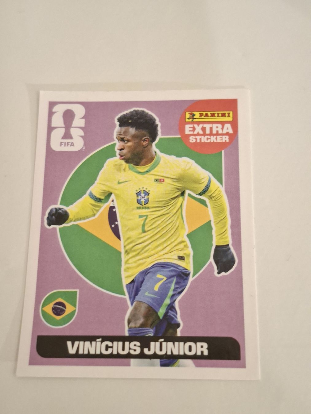 Sticker: Panini Exta Sticker vinicius junior – Nuovo e nell'imballaggio originale da Zürich venduto da Lolaad