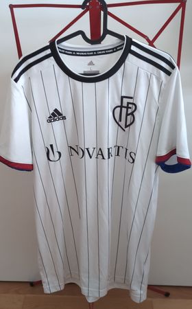 FC Basel Fussballtrikot weiss Grösse L