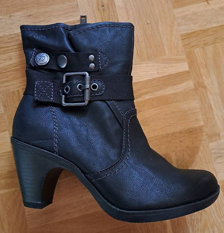Scarpe da donna: Stiefelette schwarz mit Absatz / Neu / Gr. 36 / S.Oliver – Usato da Märwil venduto da SchmidC14