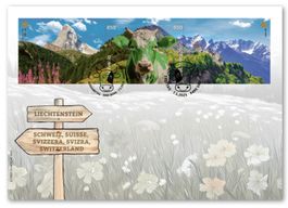 Schweiz Liechtenstein Crypto 6.0 CHLI FDC Grün FDCVersand A+