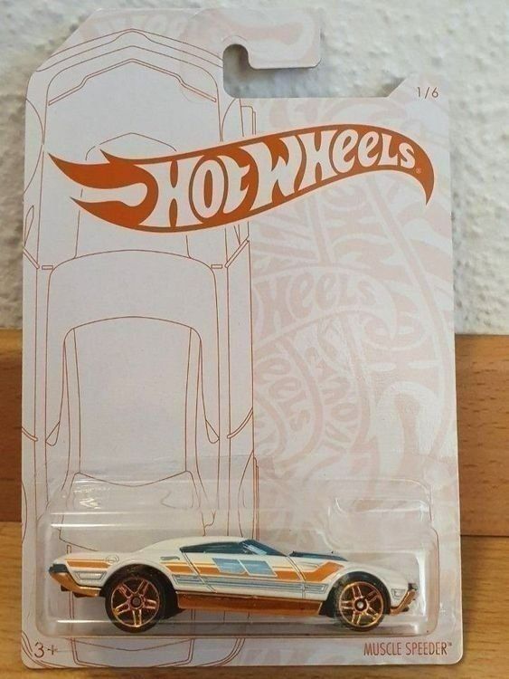 Voiture Hot Wheels Muscle Speeder 2022 - Édition Stars & Stripes Exclusive Walmart 1:64