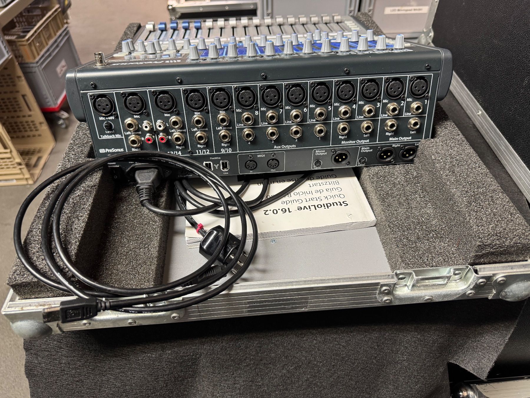 PreSonus Console di mixaggio: PreSonus StudioLive 16.0.2 Mixer im Flightcase – Usato da Oberdorf NW venduto da AndotechnicsGmbH 3