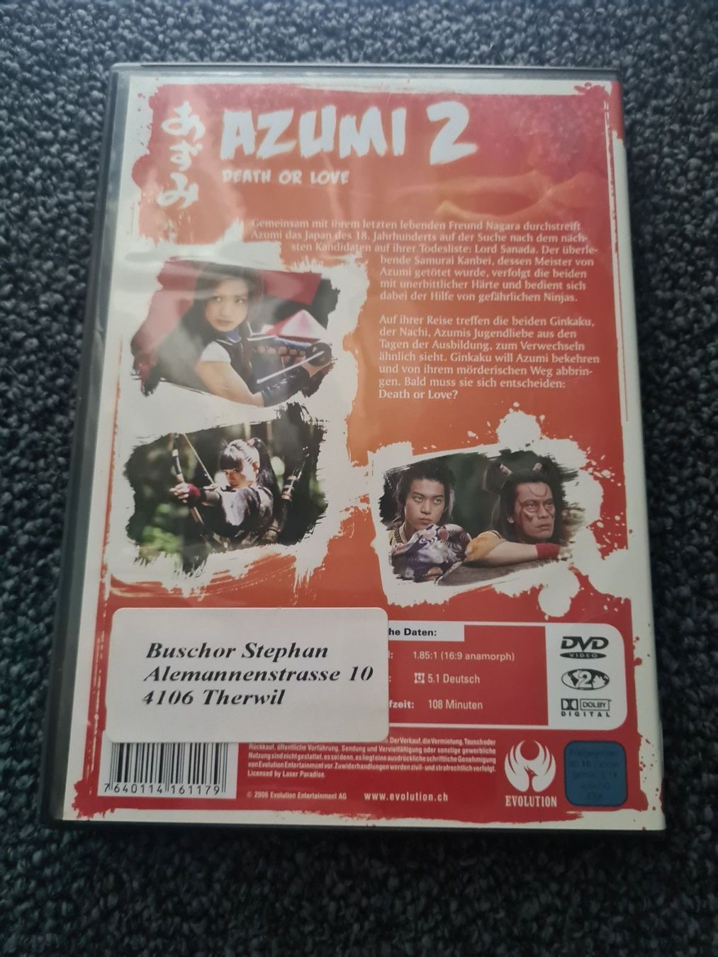 Tutti i DVDs: AZUMI 2(10856) – Usato da Ruswil venduto da M71 1