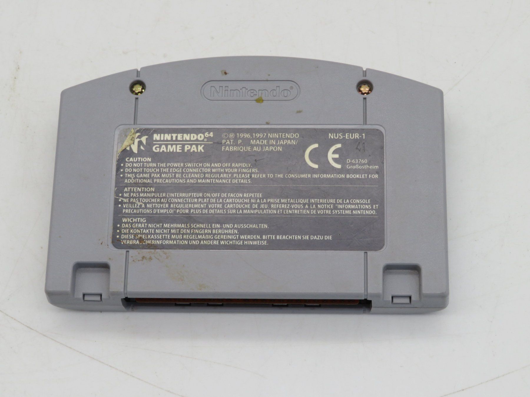 Spiele: Nintendo 64 Spiel 007 Goldeneye – Gebraucht aus Reinach BL von WBZ-Flohmarkt 2