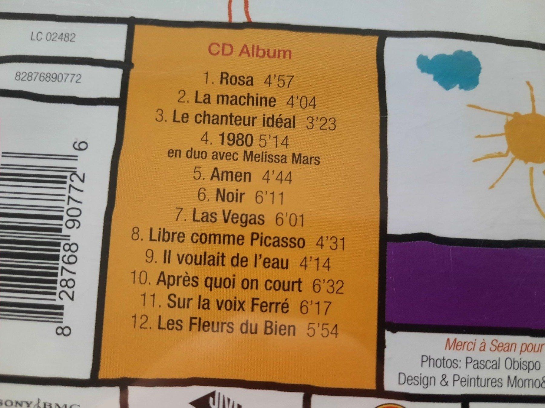 CD: Cd Pascal Obispo - les fleurs du bien – Usato da Pully venduto da bro_n52j 2