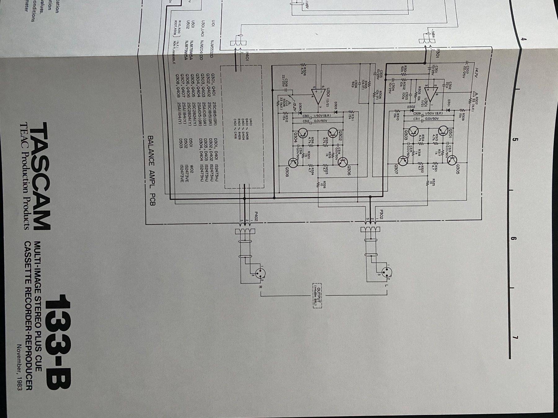 Registratori: Servicemanual TASCAM 133-B Cassetten Deck – Usato da Erlenbach ZH venduto da Leaford 6