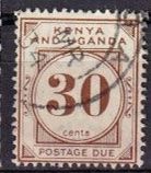 Ostafr. Gemeinsch., Kenia + Uganda + Tangan, Mi 4⊙ Dienstm.