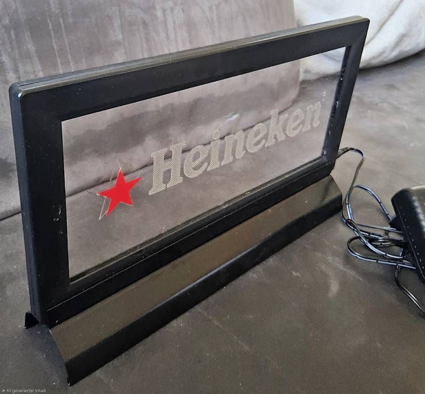 Heineken Schilder: Heineken Bier LED Plexiglas Werbeschild – Gebraucht aus wigoltingen von skillzz