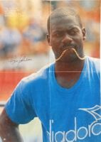 Ben Johnson Autogramm signiert Magazinbild 20x30cm