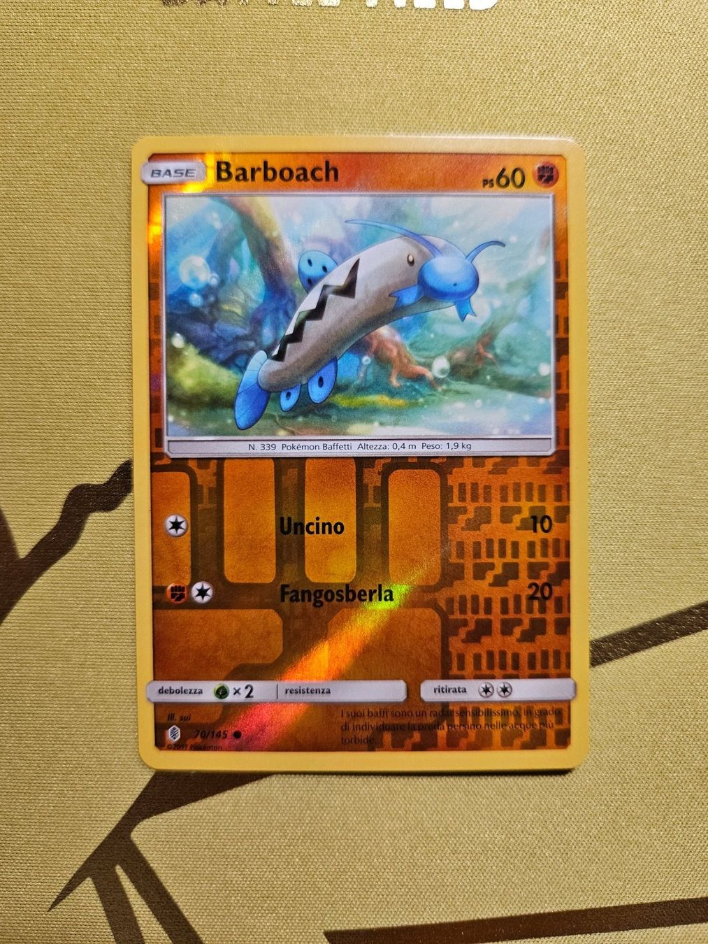 Pokémon Carte collezionabili: Guardians Rising - Barboach – Usato da Bellinzona venduto da Pokemarco