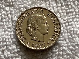 10 centimes/rappen 1927