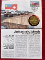 SCHWEIZ/LIECHTENSTEIN - 75 Jahre Brief 2.3.1998 - 5 ECU 1998