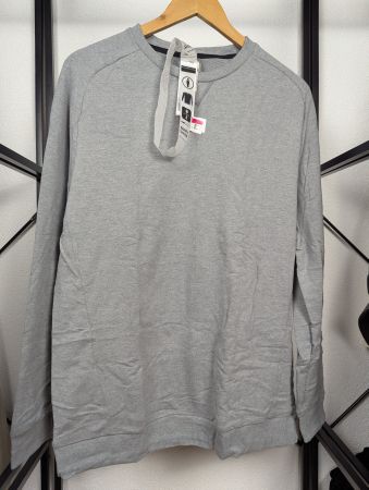 Sweat Fitness Homme Domyos Crew 100 Gris Fonte Taille L Neuf
