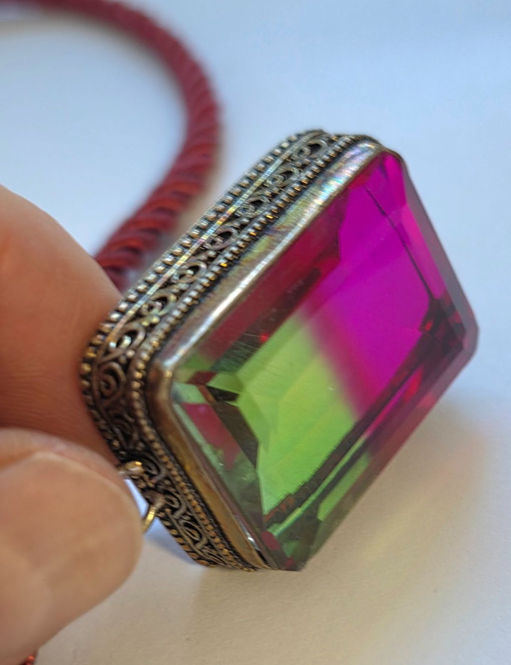 Anhänger: Kette mit Anhänger Stein 925 Silber Neu – Neu (gemäss Beschreibung) aus Zürich von ben_mn5h 4