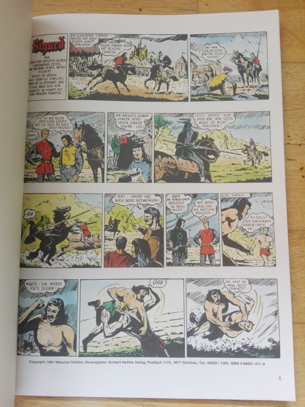 Fumetti: Sigur  (Nr.1) - Hongo, der Teufel      > Hethke Comic < – Usato da St. Gallen venduto da elkapone 3