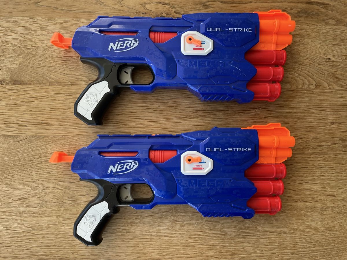 Nerf Jouets: Nerf 7-teilig inkl. Patronen – D'occasion à Zürich par piervier4 3