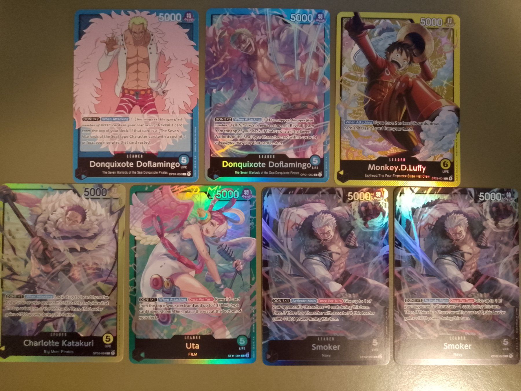 Bandai Carte collezionabili: One Piece Verschiedene Leader – Nuovo (secondo la descrizione) da Jona venduto da Stack