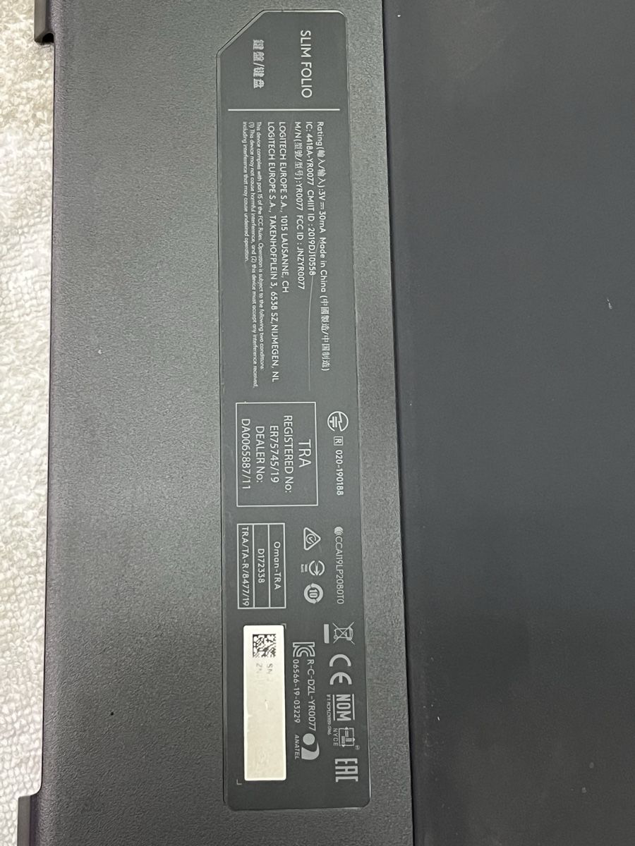 Logitech Tastiere: Ipad Schutzhülle Tastatur Slimfolio – Usato da Sumiswald venduto da Beragi 2