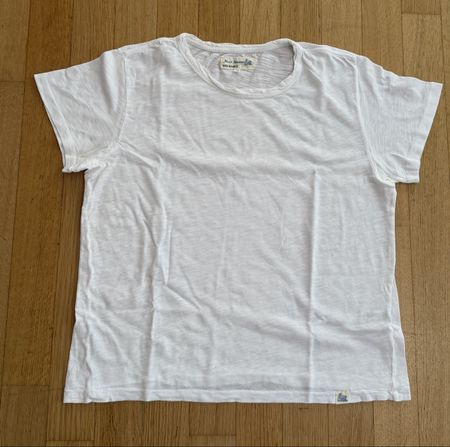 Merz b. Schwanen Good Basics Shirt S Slub Cotton Weiss
