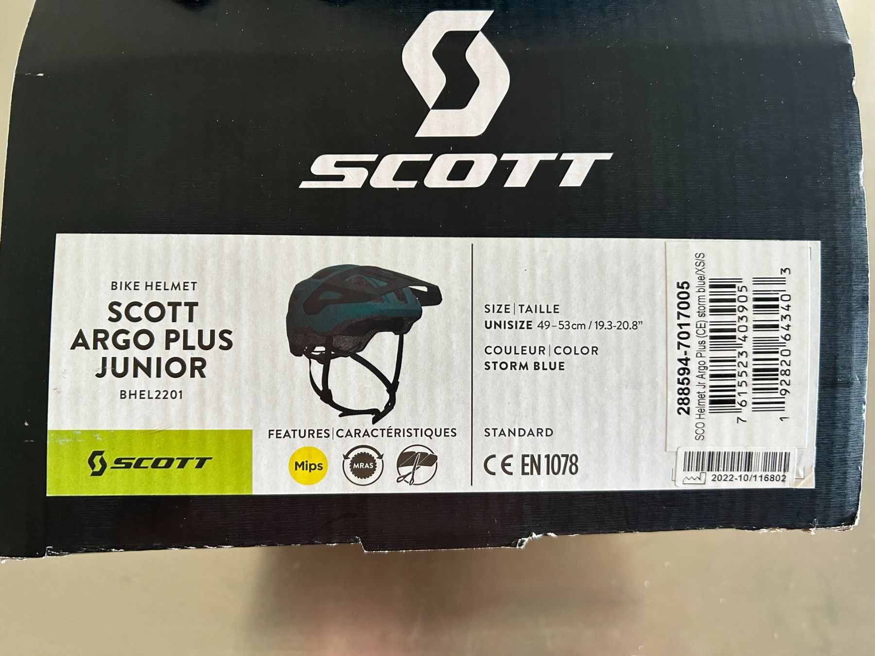 Caschi: Scott - Kid's Argo Plus - Velohelm (49cm - 53cm) MIPS – Nuovo e nell'imballaggio originale da Erlenbach ZH venduto da mar_s2fz 1