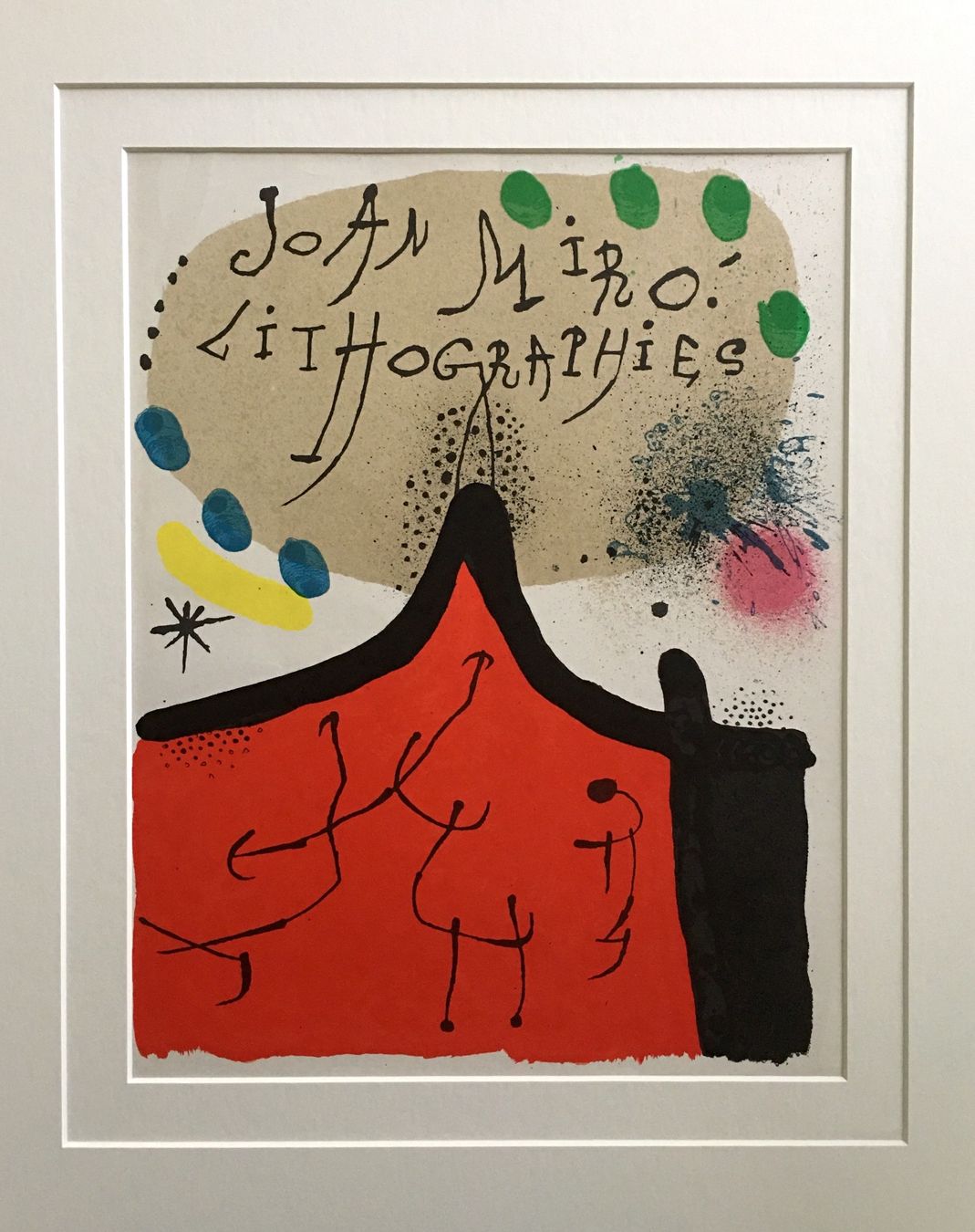 Grafica & Litografie: Joan Miro  "Umschlag" aus "Lithograph I"   Farblithographie – Usato da Nennigkofen venduto da waltraub 1