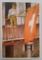 Bundesfeierpostkarte Nr.53IIa - 40Rp. -1931- Knabe mit Fahne