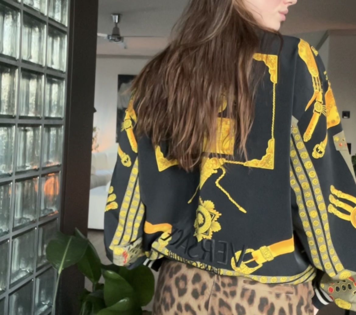 Versace Giacche: Versace seiden bomber – Usato da Zürich venduto da cestandrina 2