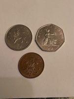 Münzen 3x New Pence