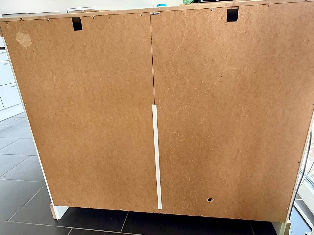 Cassettiere: Komode Sideboard  Landhaus-Stil | weiß mit Holzdekor – Usato da Amden venduto da rah_5t5n 3