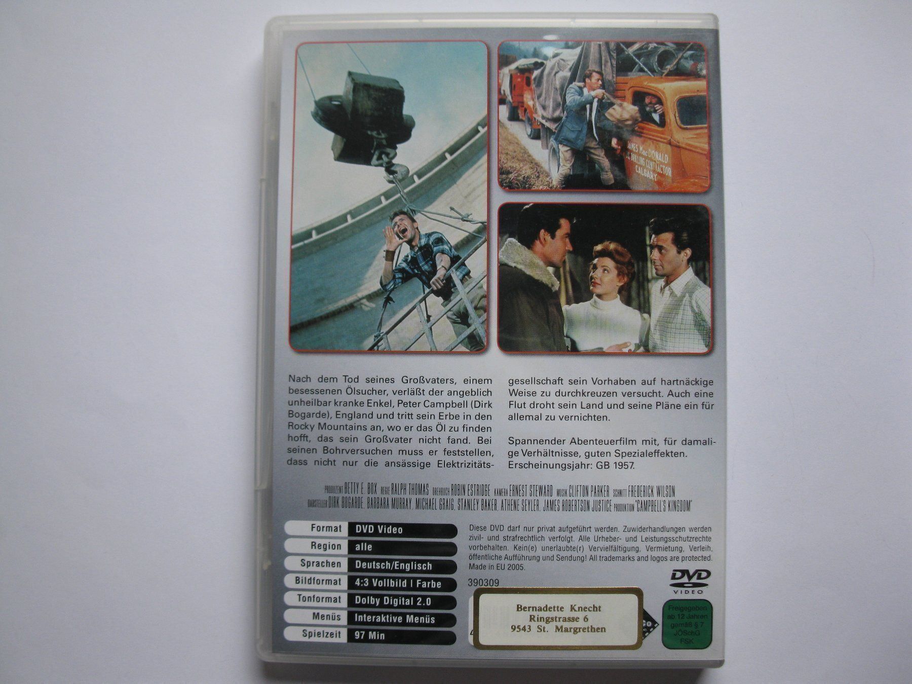Tutti i DVDs: DVD - Gefährliches Erbe / Dirk Bogarde, Michael Craig – Usato da St. Margarethen TG venduto da Schachmatt 1