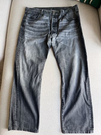 Levi's 501 Jeans W40 L32 used condition grey