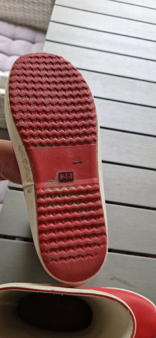 Scarpe da uomo: Aigle Gummistiefel, Rot, Grösse 38  – Usato da Fällanden venduto da Stern722 2