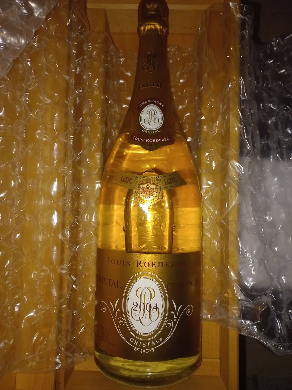 Louis Roederer Bevande alcoliche: Louis Roederer Brut Cristal 2004 Magnum – Nuovo e nell'imballaggio originale da St. Gallen venduto da DiesundDas.