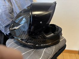 Carbon mottorad LS 2 helm 
