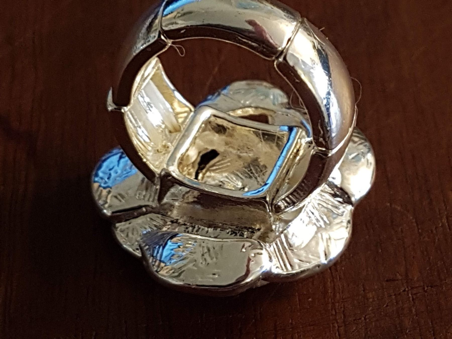 Anelli: Ring silberfarb.beige grau weiss glitzer – Nuovo (secondo la descrizione) da Ettingen venduto da Maranathatalitha 5