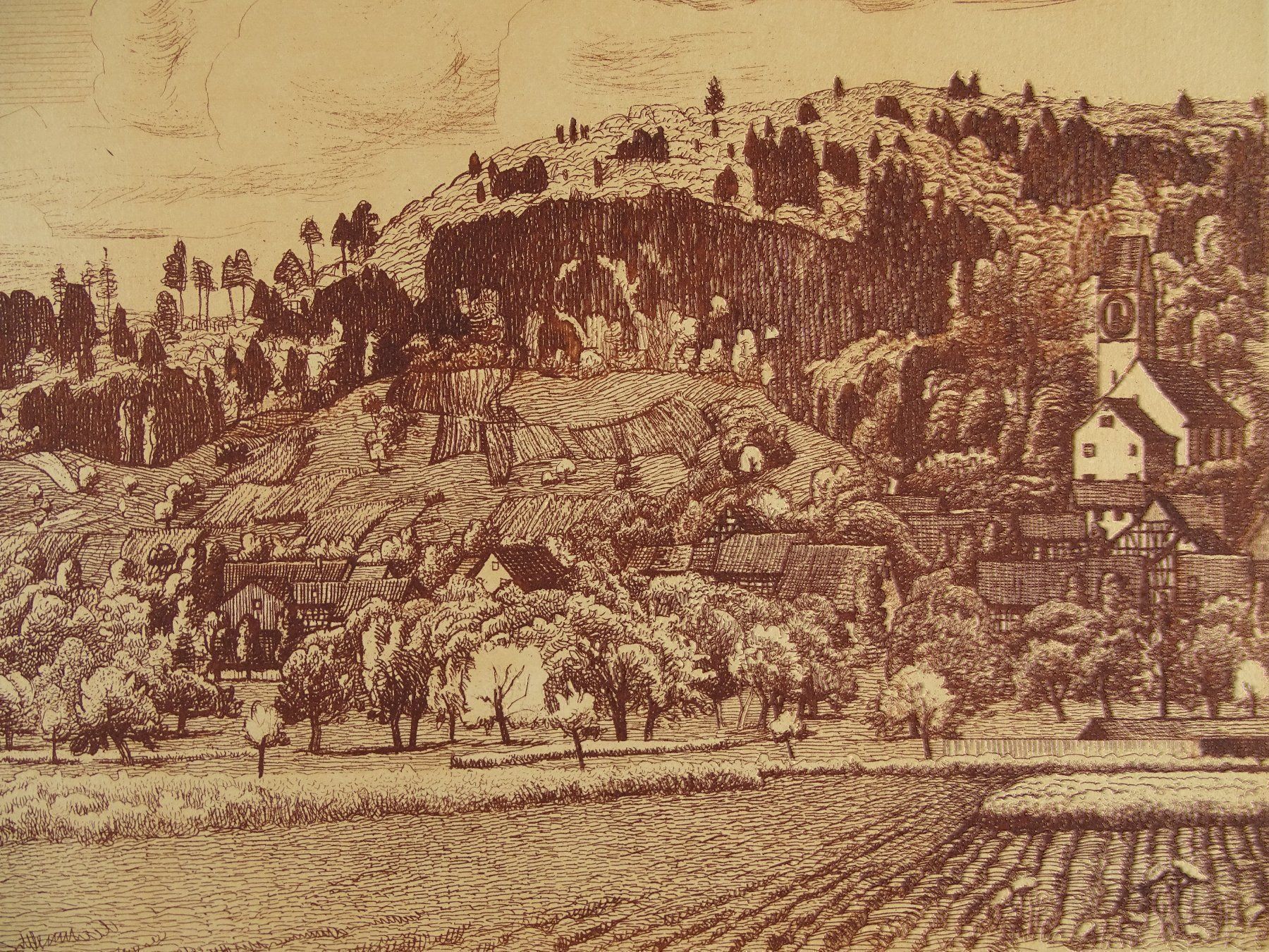 Incisioni: STADEL, RADIERUNG 1938 – Usato da Grüningen venduto da Kartensammler 3