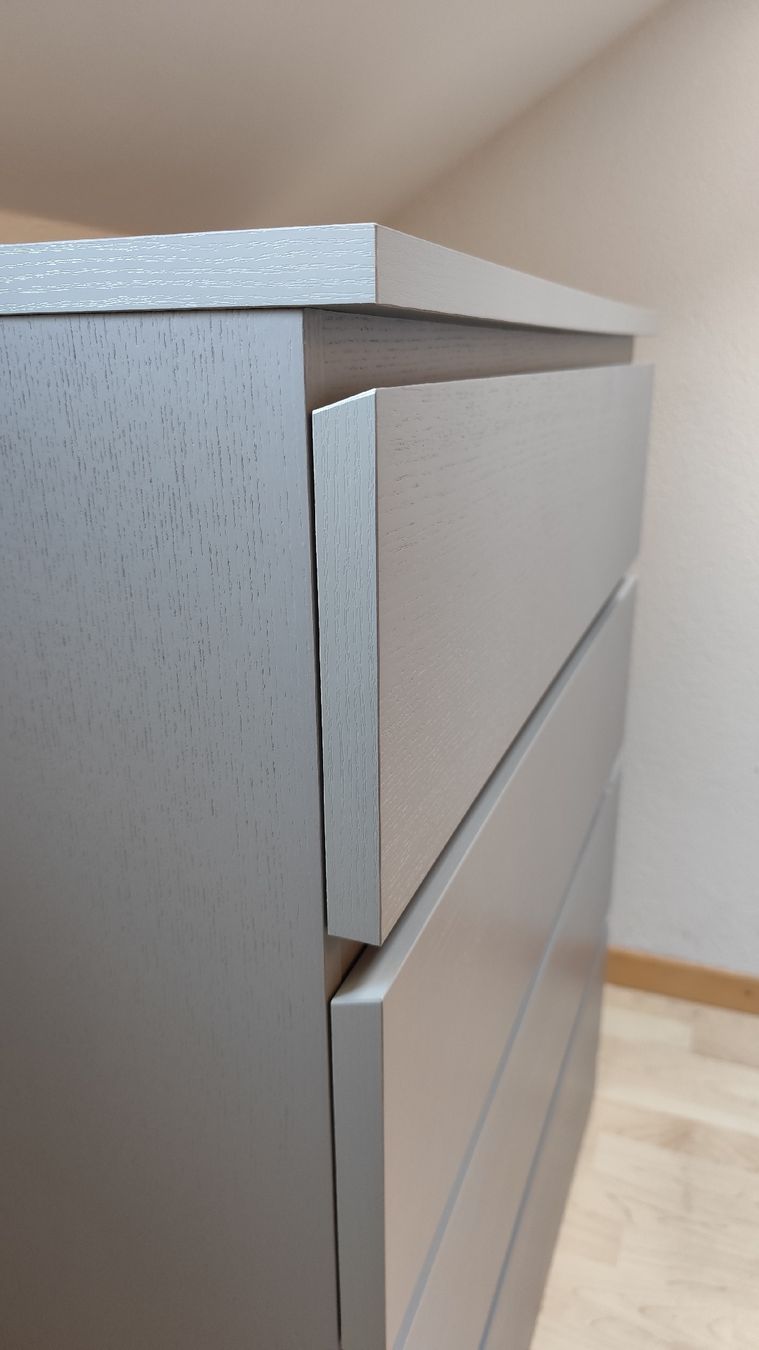 Kommoden: Ikea Kommode "MALM" grau – Gebraucht aus Bern von Meeresalgen 2