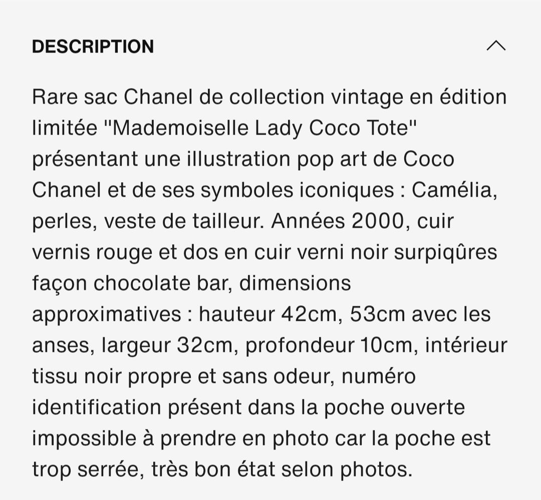 Chanel Borse da donna: Sac cabas Chanel vintage édition limitée – Usato da Chêne-Bourg venduto da chsandra34 9