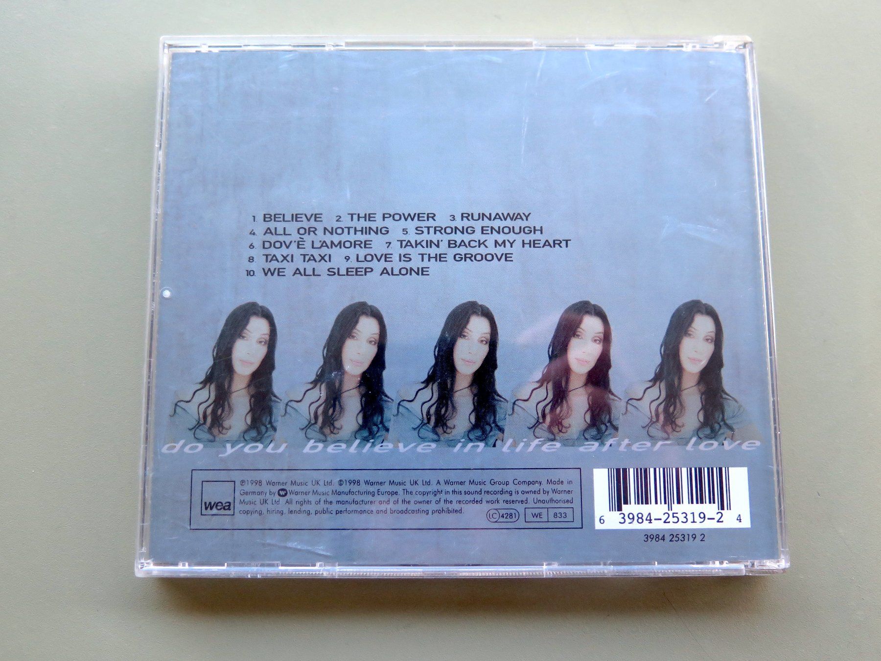 CDs: (p) CD CHER: Believe, 1998 – Gebraucht aus Bern von Balzamico 1