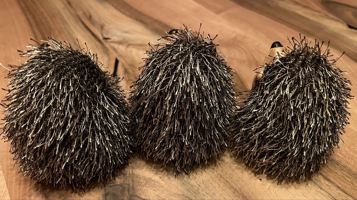 Alle Dekorationen: 3 Deko-Igel aus Herbstdeko – Neu (gemäss Beschreibung) aus Derendingen von Laubfleckerli 1