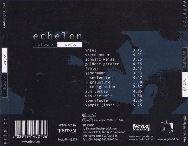 CD: Echelon – Schwarz Weiss – Usato da Uzwil venduto da visions77 1