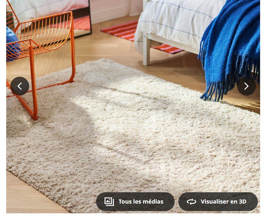 Ikea Tappeti: Tapis IKEA blanc /Teppich IKEA weiss – Usato da Zürich venduto da chr_p79p 1