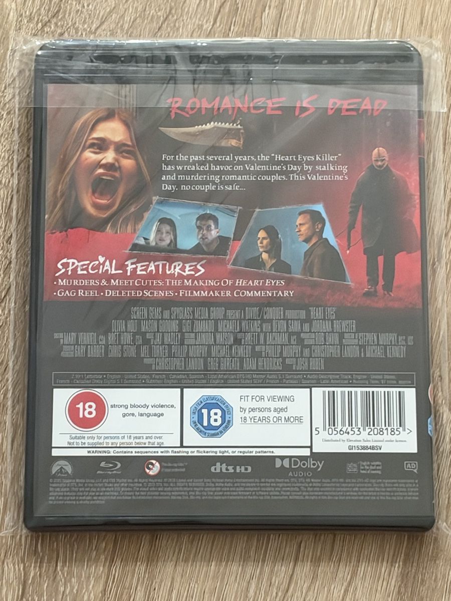 Tutti i DVDs: Heart Eyes - Bluray – Nuovo (secondo la descrizione) da Stein am Rhein venduto da ricks0r 1