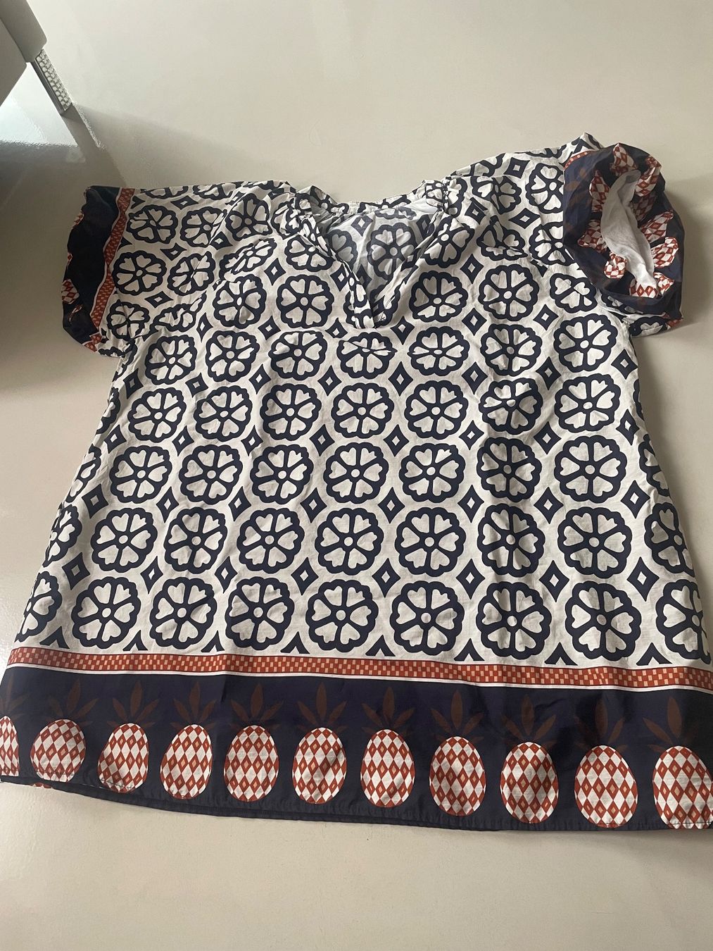 Tuniche: Robe tunique - Blusa 100% cotone – Usato da Minusio venduto da Pink222 5