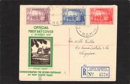 Australia - Singapore , R - Brief , 1937