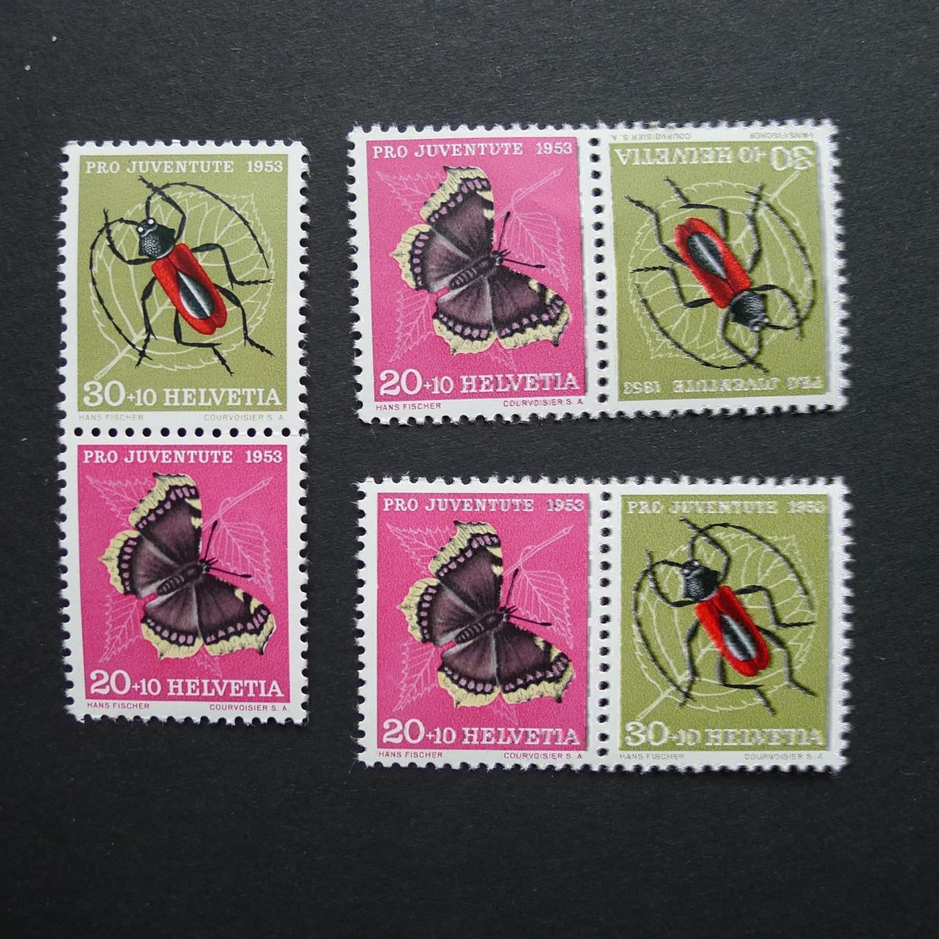 Alle Briefmarken: 1953 Nr. Z41 + K44 postfrisch – Gebraucht aus Dagmersellen von wyss1982